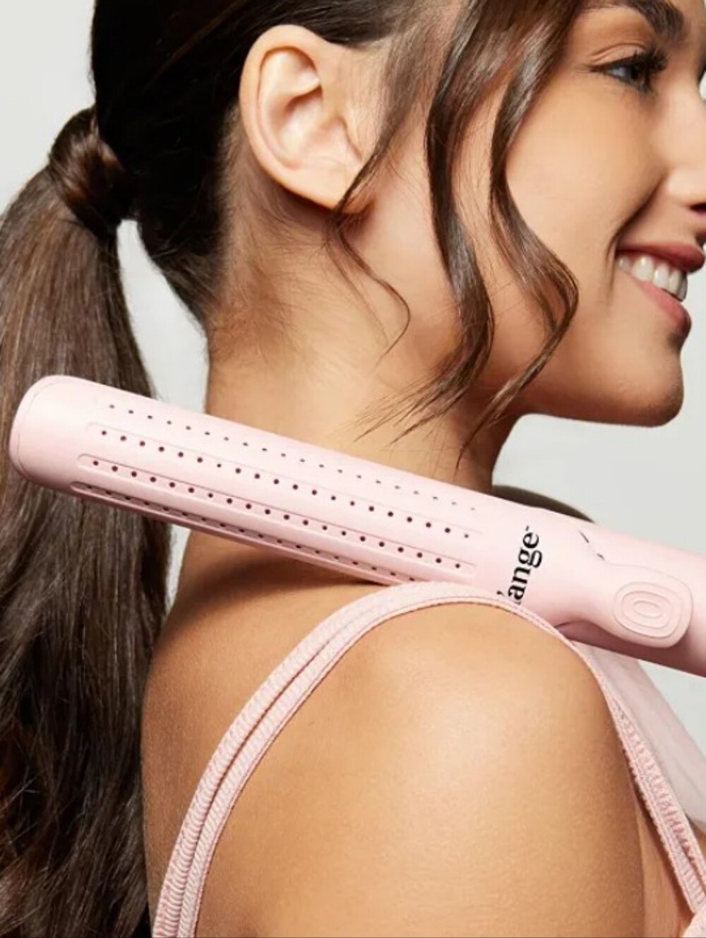 L’ange Le Duo Classic (Model A133) Airflow Titanium Styler Blush Pink Hair Tool